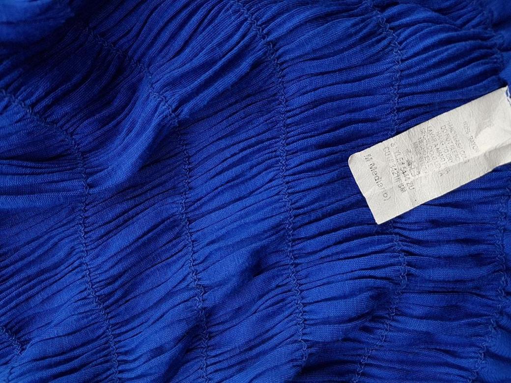 Piace Rozmiar M Kolor Niebieski W serek Sukienka Sheath Bezrękawnik Do Kolan Materiał Rayon 100% Piace Rozmiar M Kolor Niebieski W serek Sukienka Sheath Bezrękawnik Do Kolan Materiał Rayon 100%