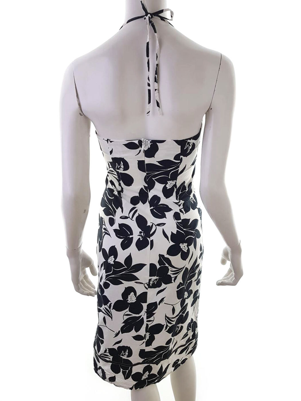 Oasis Rozmiar 8/34 Kolor Biały Halter Sukienka Letnia Bezrękawnik Midi Materiał Bawełna Oasis Rozmiar 8/34 Kolor Biały Halter Sukienka Letnia Bezrękawnik Midi Materiał Bawełna