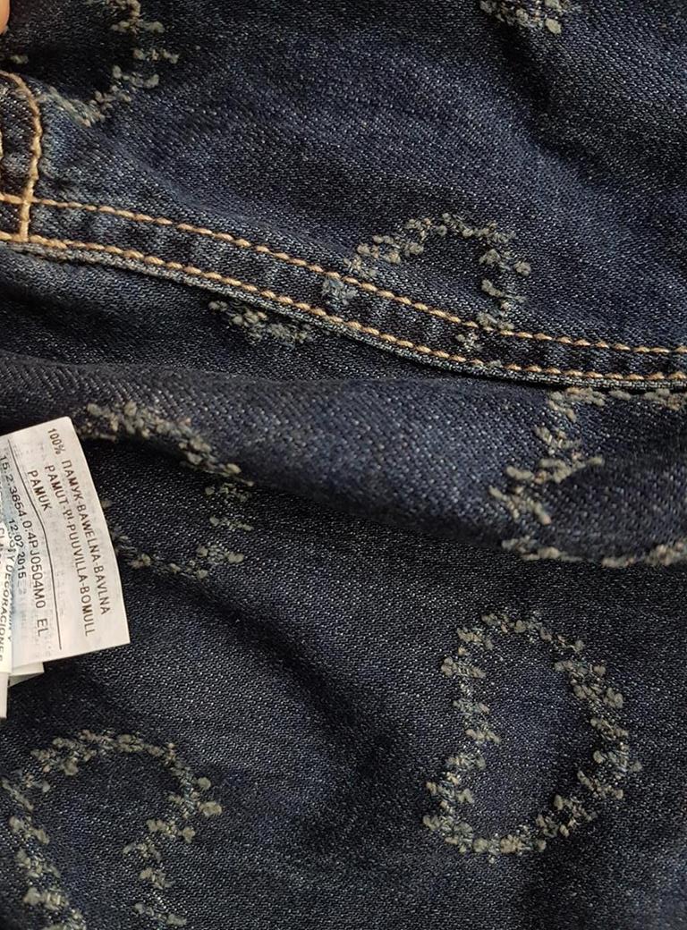 Benetton Rozmiar 2XL Kolor Granatowy Spódnica Mini Krótka Materiał Bawełna 100%