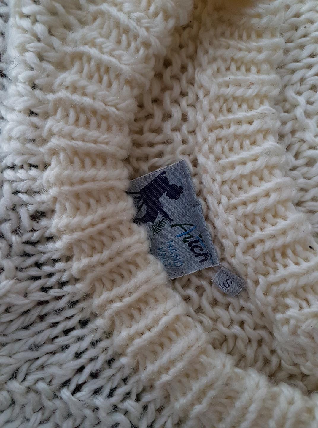 20181025_112235.jpg Aitch Rozmiar S Kolor Kremowy Męski Sweter Długi rękaw Materiał Akryl 100%