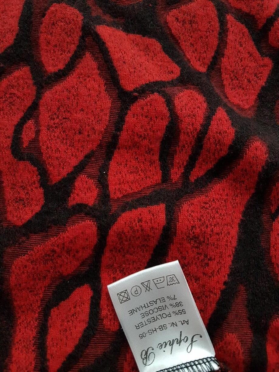 Sophie B Rozmiar 3 Kolor Czerwony Okrągły dekolt Sukienka Sweterkowa Długi rękaw Midi Sophie B Rozmiar 3 Kolor Czerwony Okrągły dekolt Sukienka Sweterkowa Długi rękaw Midi