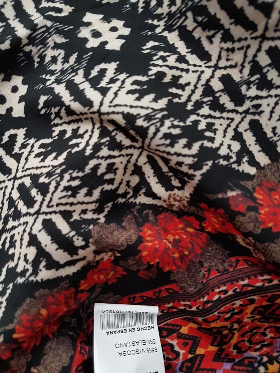 Encuentro Rozmiar L Kolor Beżowy Damask Paisley W serek Tunika Bluzka Bezrękawnik Materiał Wiskoza Encuentro Rozmiar L Kolor Beżowy Damask Paisley W serek Tunika Bluzka Bezrękawnik Materiał Wiskoza