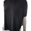 River island Rozmiar 8 (36) Kolor Czarny Crew Neck Bluzka Krótki rękaw