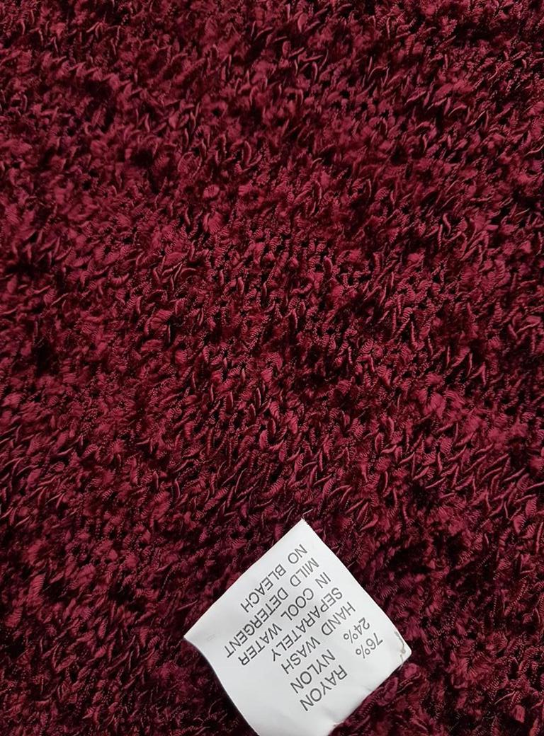 20181106_135723.jpg Claire Kennedy Rozmiar 2 Kolor Bordowy Spódnica Maxi Długa Materiał Rayon
