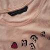Marc Jacobs Rozmiar M Kolor Różowy Okrągły dekolt T-Shirt Krótki rękaw