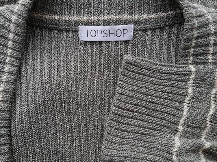20181109_124212.jpg Topshop Rozmiar 42 Kolor Beżowy W serek Kardigan Wiązany Rękaw 3/4 Materiał Akryl Cienka dzianina