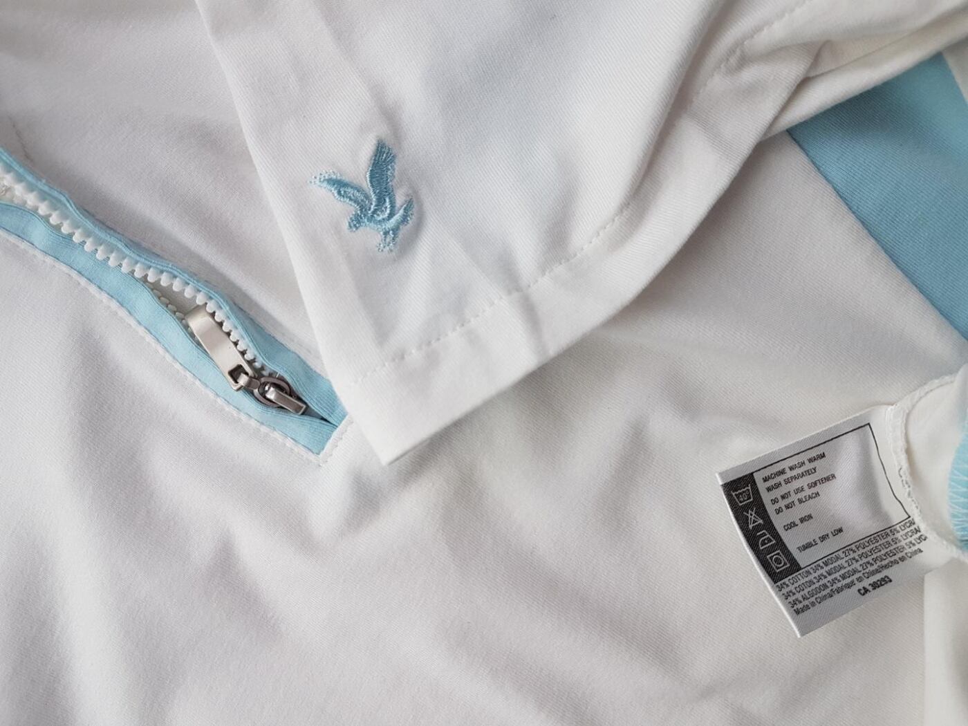 20181114_125633.jpg Lyle & Scott Rozmiar M Kolor Biały Męski T-Shirt Krótki rękaw Materiał Bawełna