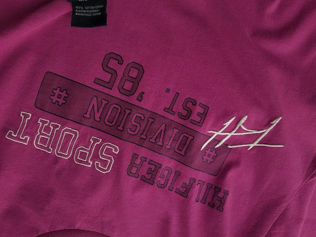 20181114_142520.jpg Tommy hilfiger Rozmiar L Kolor Fuksja Męski T-Shirt Krótki rękaw Materiał Bawełna 100%