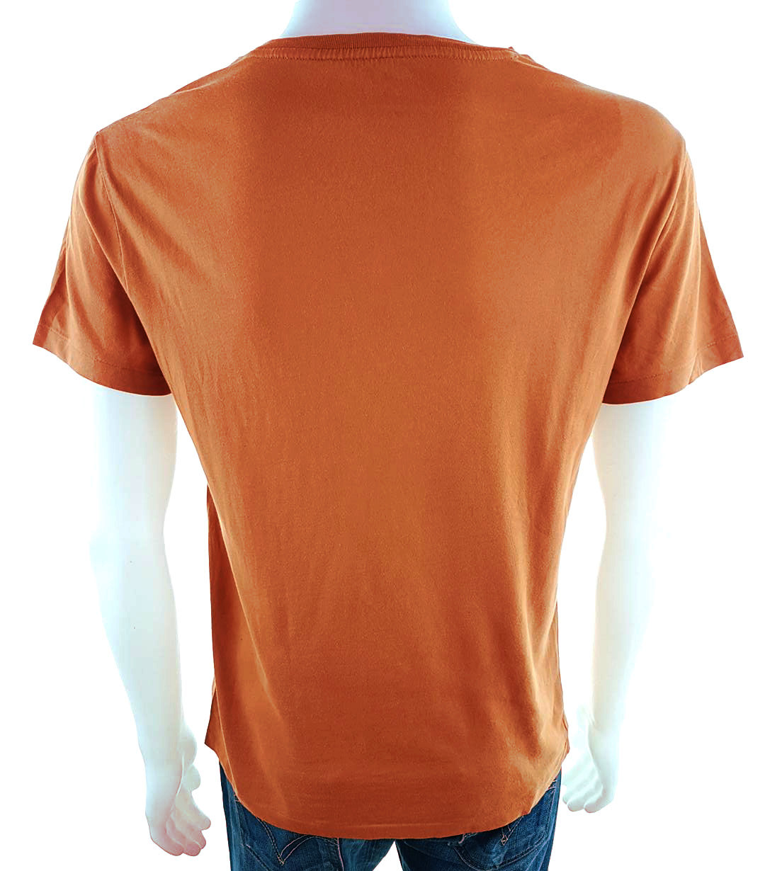 20181114_144216.jpg Polo Ralph Lauren Rozmiar S Kolor Pomarańczowy Męski T-Shirt Krótki rękaw Materiał Bawełna 100%