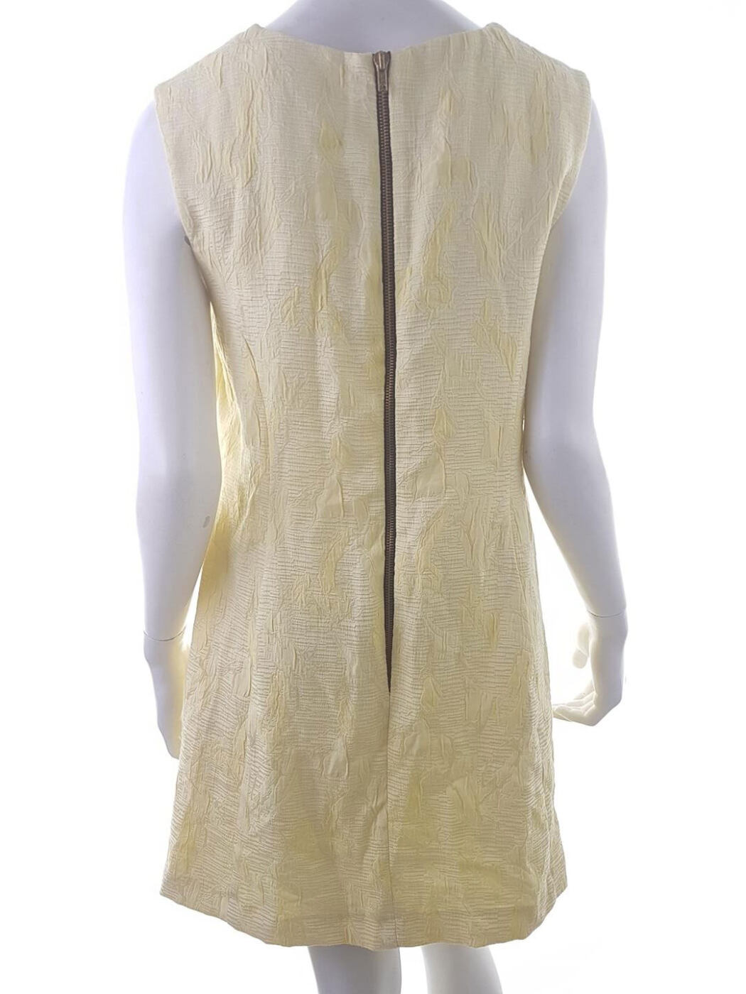 River island Rozmiar 16 (44) Kolor Żółty Okrągły dekolt Sukienka A-Line Bezrękawnik Do Kolan River island Rozmiar 16 (44) Kolor Żółty Okrągły dekolt Sukienka A-Line Bezrękawnik Do Kolan