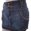 Denim Co. Rozmiar 38 Kolor Granatowy Spódnica Mini Krótka Materiał Bawełna