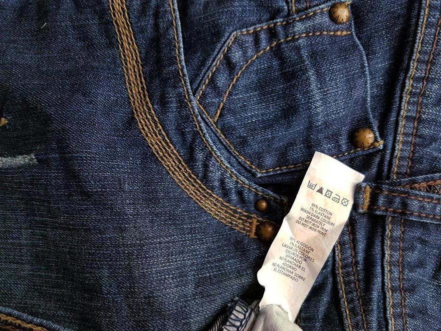 Denim Co. Rozmiar 38 Kolor Granatowy Spódnica Mini Krótka Materiał Bawełna