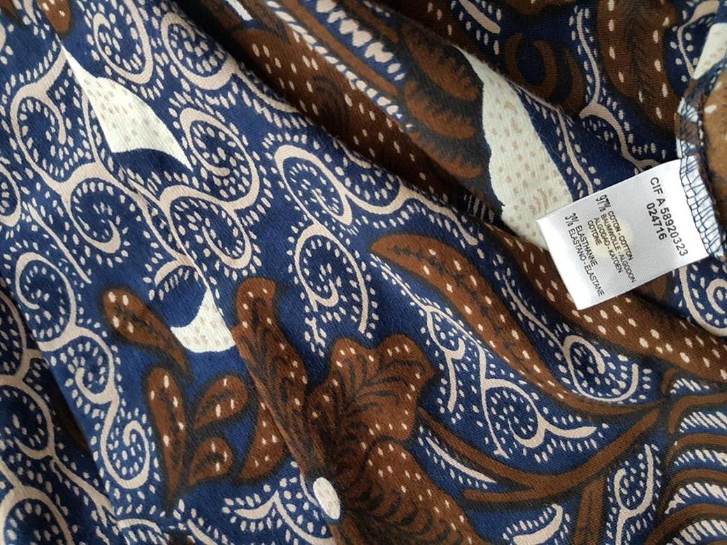 Rozmiar 44/46 Kolor Brązowy W serek Sukienka Zawijana Bezrękawnik Krótka Materiał Bawełna