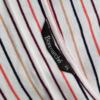 BONMARCHE Rozmiar 14 (42) Kolor Kremowy Pasy Kwadratowy dekolt Bluzka Rękaw 3/4 Materiał Bawełna 100%