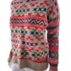Aeropostale Rozmiar XS Kolor Beżowy Fair Isle Crew Neck Tunika Bluzka Dzianina Długi rękaw Materiał Bawełna