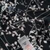 Rozmiar 38 Kolor Czarny Okrągły dekolt Sukienka Sheath Krótki rękaw Do Kolan Materiał Wiskoza 100%