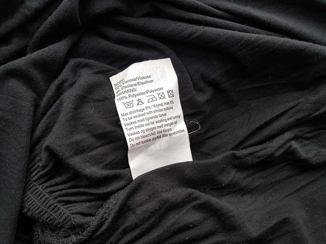 Vila Rozmiar M Kolor Czarny W serek Suknia Balowa Sukienka Wieczorowa Bezrękawnik Do Kolan Materiał Wiskoza