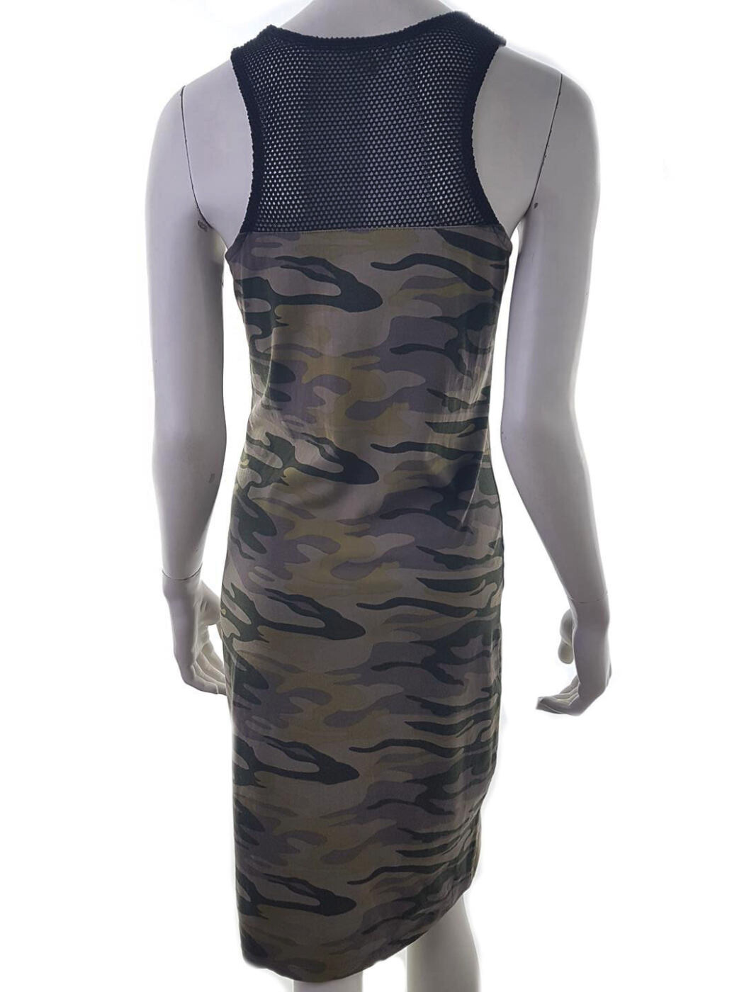 River island Rozmiar 12 (40) Kolor Brązowy Okrągły dekolt Sukienka Bodycon Bezrękawnik Midi Materiał Bawełna River island Rozmiar 12 (40) Kolor Brązowy Okrągły dekolt Sukienka Bodycon Bezrękawnik Midi Materiał Bawełna