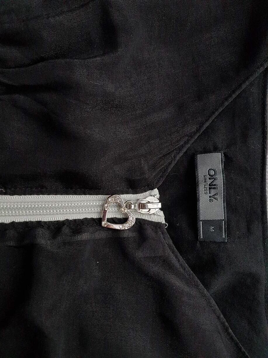 Only Rozmiar M Kolor Szary W serek Sukienka Mini Bezrękawnik Krótka Materiał Wiskoza
