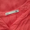 157 Rozmiar S Kolor Różowy Split Crew Neck Bluzka Krótki rękaw Materiał Wiskoza 100%