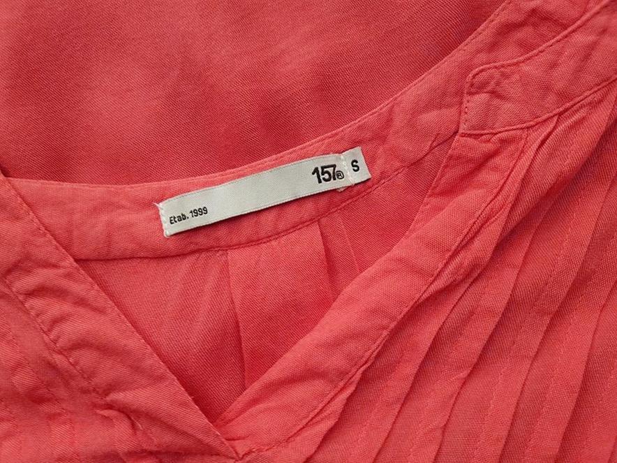 20181123_134813.jpg 157 Rozmiar S Kolor Różowy Split Crew Neck Bluzka Krótki rękaw Materiał Wiskoza 100%