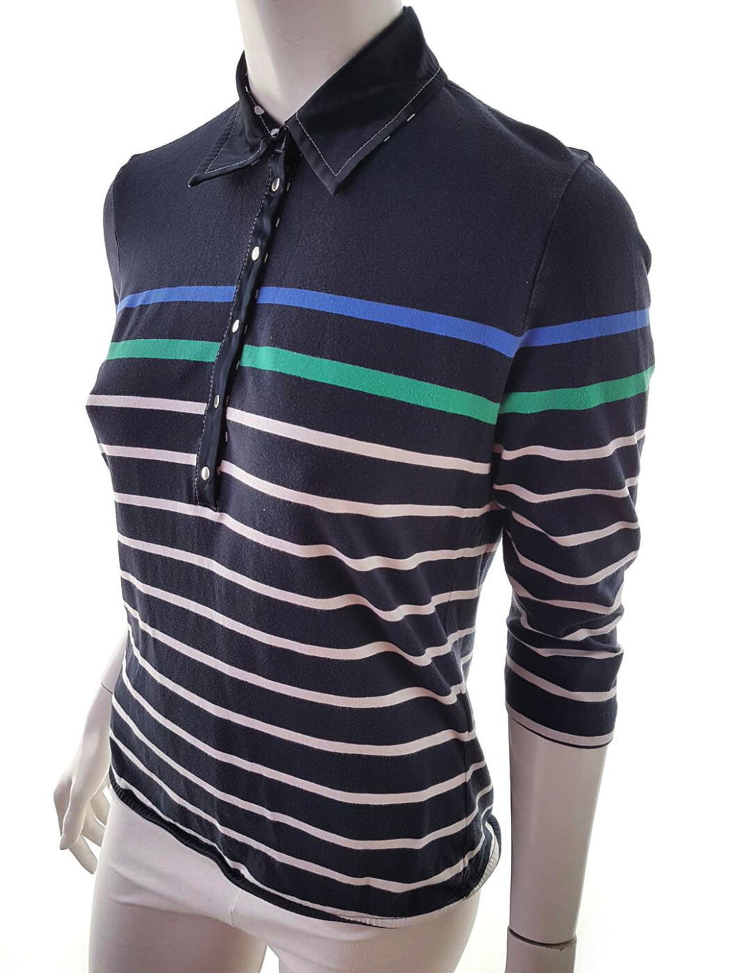 20181123_1449190.jpg Gerry weber Rozmiar 38 Kolor Granatowy Kołnierz Koszulka Polo Rękaw 3/4 Materiał Bawełna