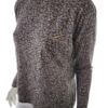 Zara TRF Rozmiar S Kolor Brązowy Panterka Crew Neck Bluzka Długi rękaw