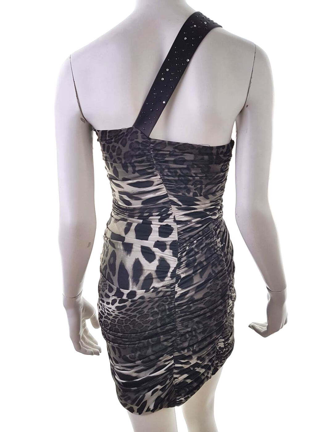 River island Rozmiar 36 Kolor Brązowy Na Jedno Ramię Sukienka Bodycon Bezrękawnik Do Kolan River island Rozmiar 36 Kolor Brązowy Na Jedno Ramię Sukienka Bodycon Bezrękawnik Do Kolan