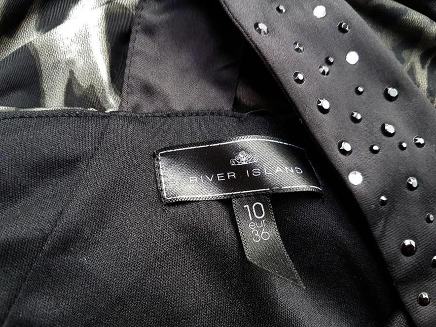 River island Rozmiar 36 Kolor Brązowy Na Jedno Ramię Sukienka Bodycon Bezrękawnik Do Kolan River island Rozmiar 36 Kolor Brązowy Na Jedno Ramię Sukienka Bodycon Bezrękawnik Do Kolan