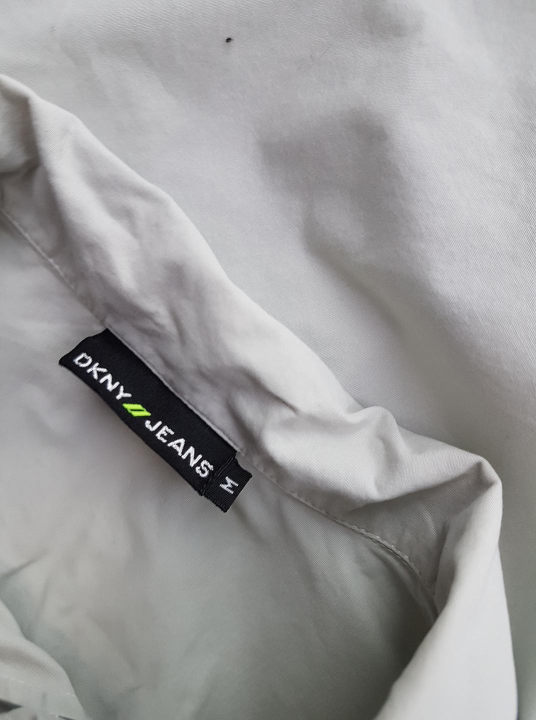 20181127_154251.jpg Dkny Rozmiar M Kolor Szary Kołnierz Męska Koszula Casual Krótki rękaw Materiał Bawełna 100%