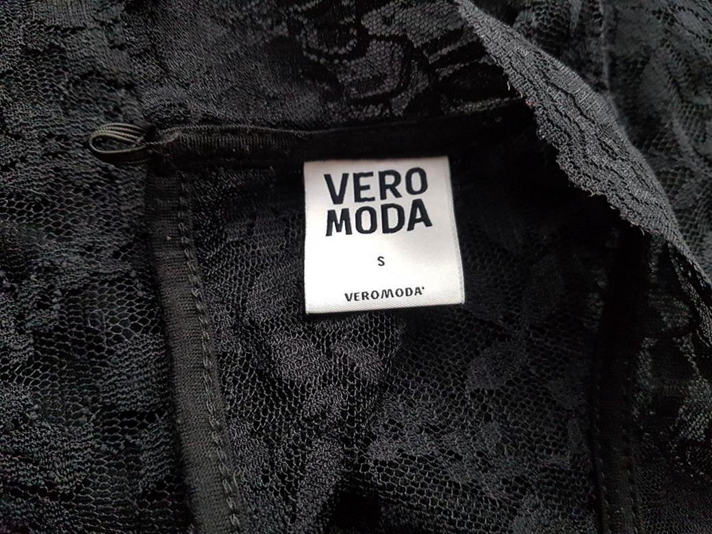 Vero moda Rozmiar S Kolor Czarny Pół golf Sukienka Ołówkowa Bezrękawnik Do Kolan Vero moda Rozmiar S Kolor Czarny Pół golf Sukienka Ołówkowa Bezrękawnik Do Kolan