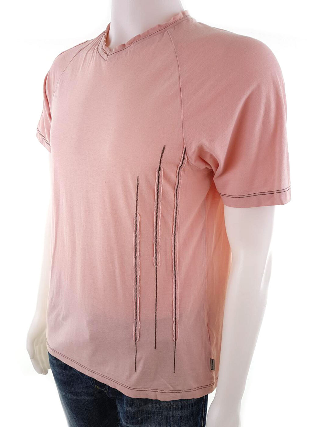 20181128_125218.jpg Ted Baker London Rozmiar 3 Kolor Różowy Kołnierz Męski T-Shirt Krótki rękaw Materiał Bawełna 100%