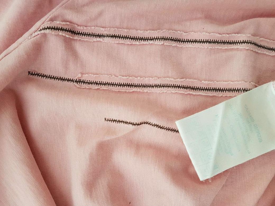 20181128_125328.jpg Ted Baker London Rozmiar 3 Kolor Różowy Kołnierz Męski T-Shirt Krótki rękaw Materiał Bawełna 100%