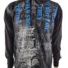 Iced Denim Rozmiar M Kolor Czarny Kołnierz Męska Koszula Casual Długi rękaw Materiał Bawełna 100%