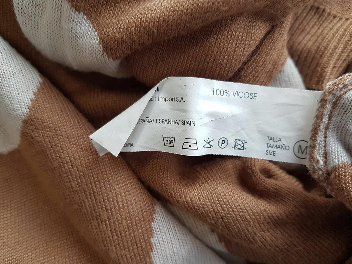Ada Gatti Rozmiar M Kolor Beżowy Grochy W łódkę Tunika Bluzka Dzianina Długi rękaw Materiał Wiskoza 100% Ada Gatti Rozmiar M Kolor Beżowy Grochy W łódkę Tunika Bluzka Dzianina Długi rękaw Materiał Wiskoza 100%