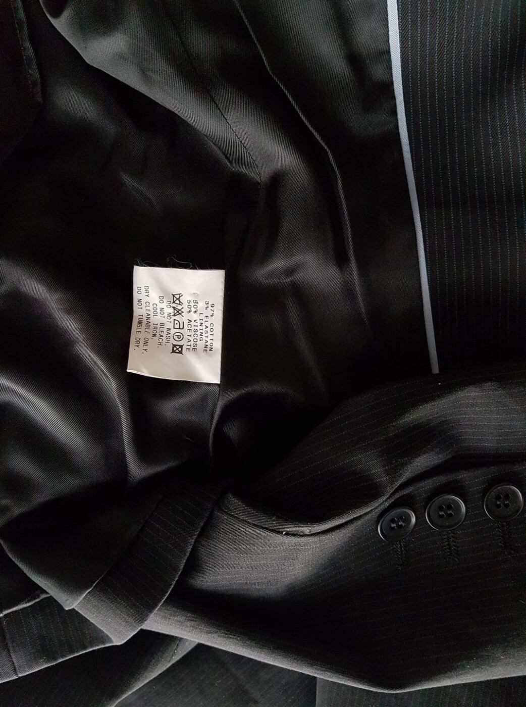 20181206_115536.jpg Reiss Rozmiar S Kolor Czarny Kołnierz Żakiet z zapięciem Długi rękaw Materiał Bawełna