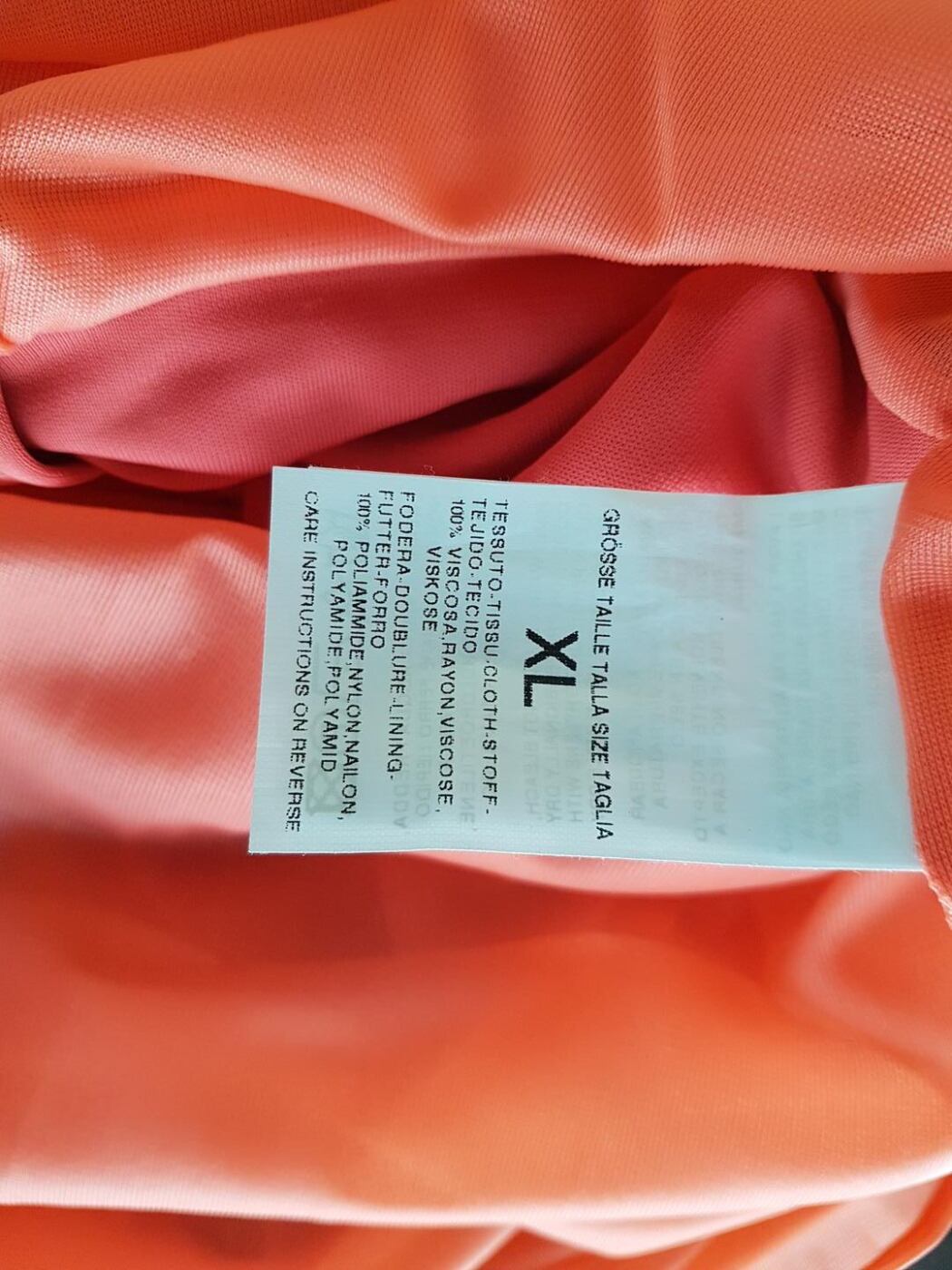 Marella Rozmiar XL Kolor Pomarańczowy Kwadratowy dekolt Sukienka A-Line Bezrękawnik Midi Materiał Wiskoza 100% Marella Rozmiar XL Kolor Pomarańczowy Kwadratowy dekolt Sukienka A-Line Bezrękawnik Midi Materiał Wiskoza 100%
