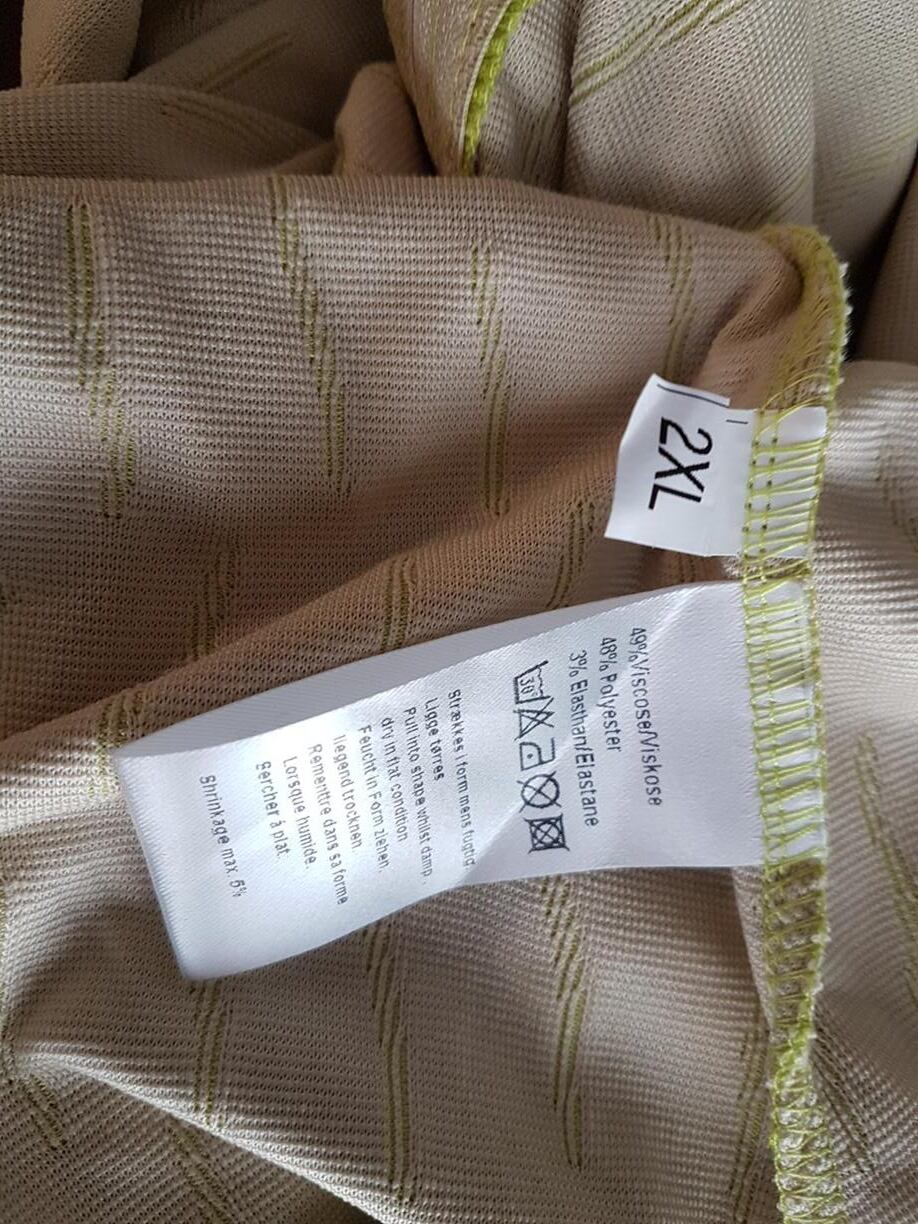 Pont Neuf Rozmiar 2XL Kolor Zielony Okrągły dekolt Sukienka Prostokątna Długi rękaw Do Kolan Materiał Wiskoza Pont Neuf Rozmiar 2XL Kolor Zielony Okrągły dekolt Sukienka Prostokątna Długi rękaw Do Kolan Materiał Wiskoza