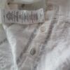 Indigo Rozmiar 10 (38) Kolor Kremowy Crew Neck Bluzka Zapinana Długi rękaw Materiał Bawełna 100%