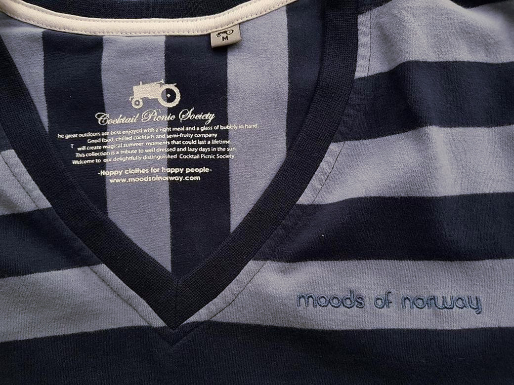 20181208_124726.jpg Moods of Norway Rozmiar M Kolor Granatowy Męski T-Shirt Krótki rękaw Materiał Bawełna 100%