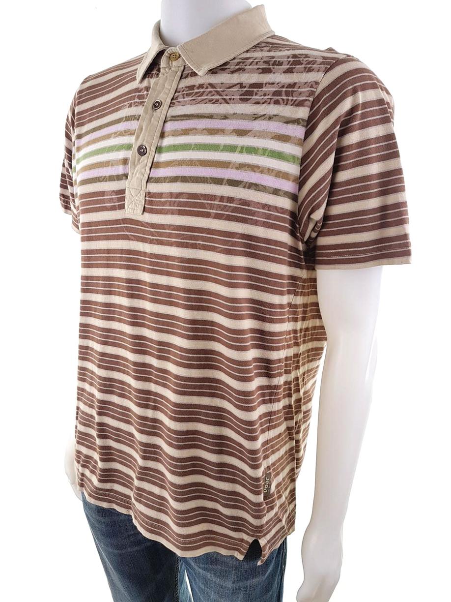 20181208_132742.jpg Ted Baker Rozmiar 5 Kolor Beżowy Kołnierz Męska Koszula Polo Krótki rękaw Materiał Bawełna 100%
