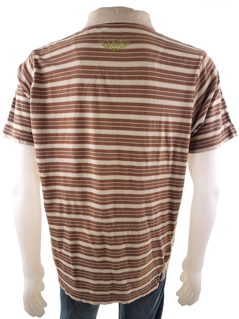 20181208_132753.jpg Ted Baker Rozmiar 5 Kolor Beżowy Kołnierz Męska Koszula Polo Krótki rękaw Materiał Bawełna 100%