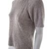 ANN PURE NATURE Rozmiar M Kolor Szary Crew Neck Sweter Krótki rękaw Materiał Len 100%