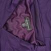 Connected Apparel Rozmiar 10 (38) Kolor Fioletowy W serek Sukienka Sheath Krótki rękaw Midi