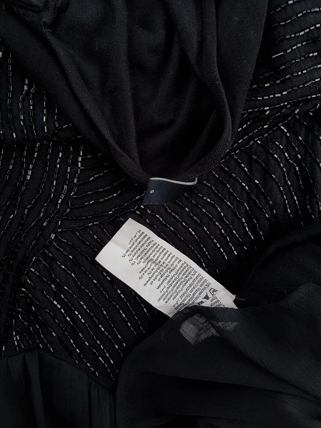 Vero moda Rozmiar S Kolor Czarny Okrągły dekolt Sukienka Rozkloszowana Bezrękawnik Do Kolan Materiał Wiskoza