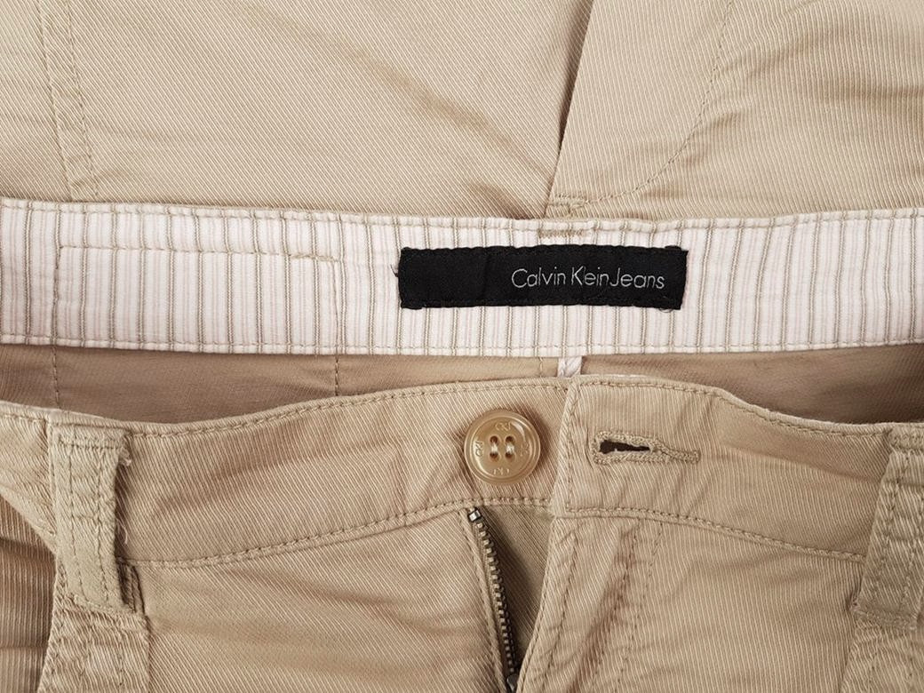 20181229_135753.jpg CALVIN KLEIN Rozmiar M Kolor Beżowy Spódnica Prosta i Ołówkowa Do Kolan