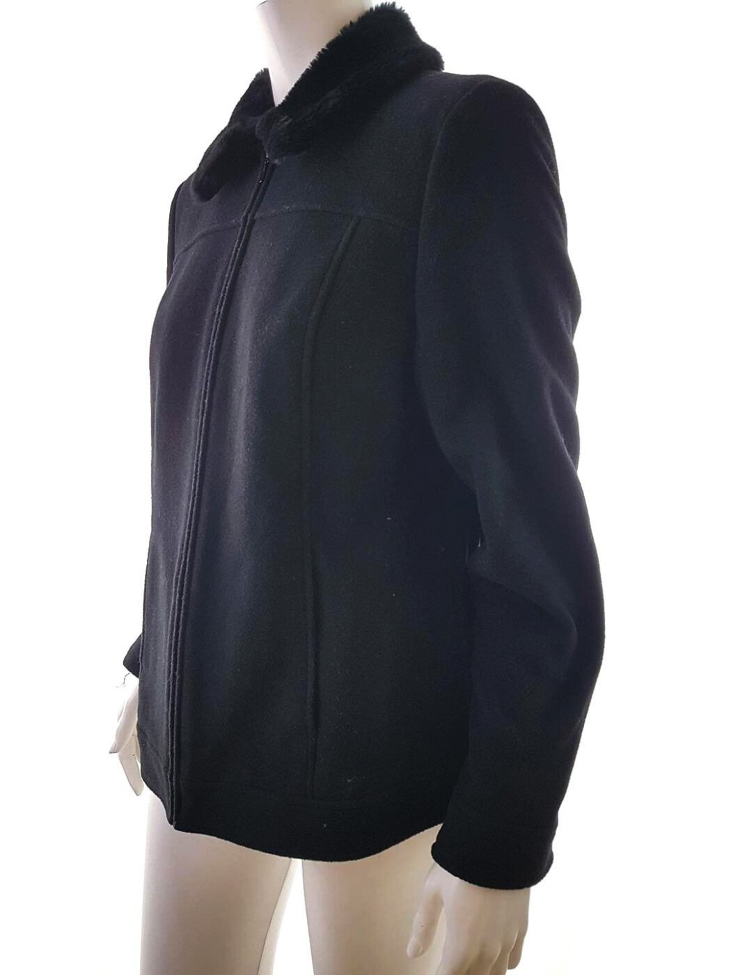 20190104_121007.jpg Dorothy perkins Rozmiar 42 Kolor Czarny Kurtka Długi rękaw Materiał Wełna