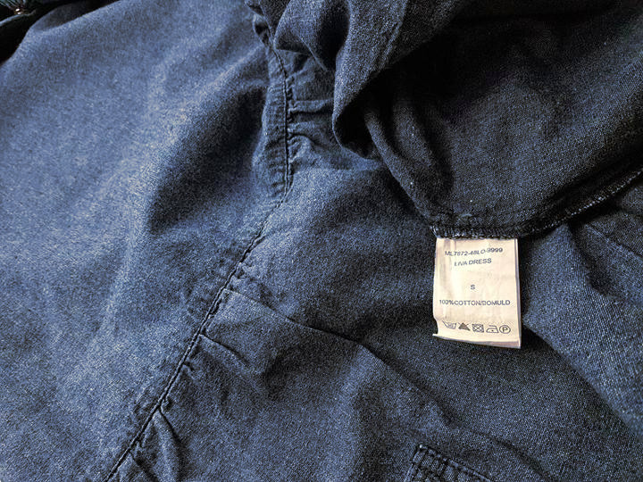 Marc lauge Rozmiar S Kolor Niebieski Split Crew Neck Sukienka Mini Krótki rękaw Krótka Materiał Bawełna 100% Marc lauge Rozmiar S Kolor Niebieski Split Crew Neck Sukienka Mini Krótki rękaw Krótka Materiał Bawełna 100%