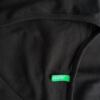 United colors benetton Rozmiar XS Kolor Czarny W serek Bluzka Długi rękaw Materiał Bawełna 100%