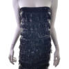 Azaka Paris Rozmiar XS Kolor Czarny Odkryte Ramiona Sukienka Bodycon Bezrękawnik Krótka